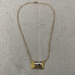 Vintage Egyptian Revival Eye of Horus Necklace 1976 MMA Metropolitan Museum Art